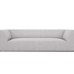 Micadoni Bank Ruby 3-zits, structurele stof, lichtgrijs – 93x232x69cm Micadoni Bank Ruby 3-zits, structurele stof, lichtgrijs – 93x232x69cm