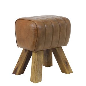 Light & Living kruk RAMY – 40x31x46cm – bruin Light & Living kruk RAMY – 40x31x46cm – bruin