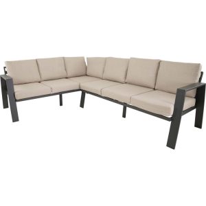 Lesli Living loungebank Estoril – antraciet – 213x86x80,5cm Lesli Living loungebank Estoril – antraciet – 213x86x80,5cm