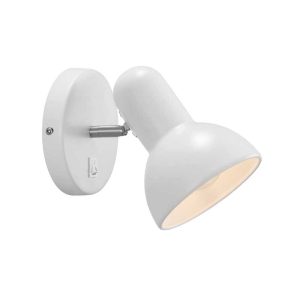 Nordlux Texas Wandlamp – E27 – Wit Nordlux Texas Wandlamp – E27 – Wit