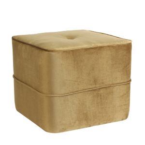 Light & Living poef KIKI – Ø40x35cm – bruin Light & Living poef KIKI – Ø40x35cm – bruin
