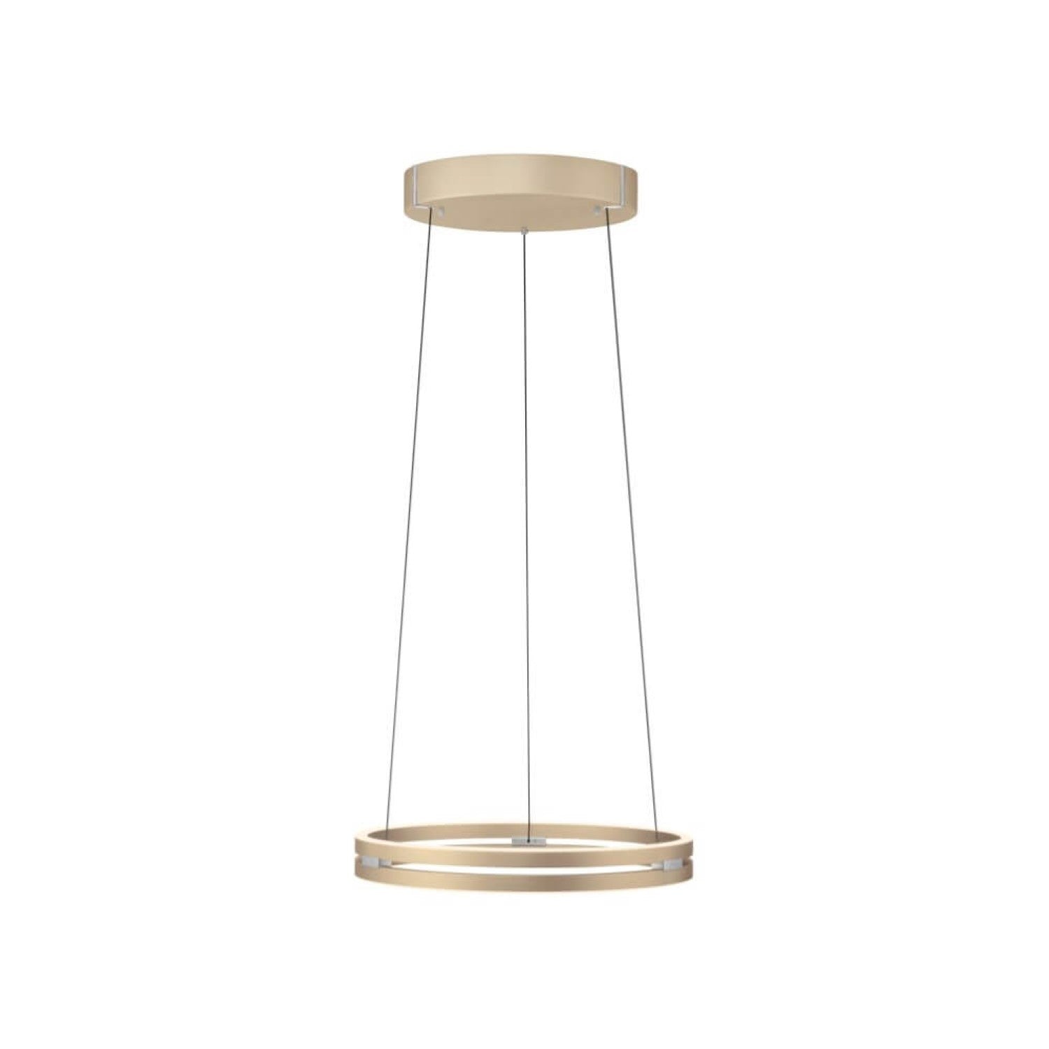 Neuhaus PURE hanglamp E-Loop - 2 lichts - 50 x 350 cm - mat goud