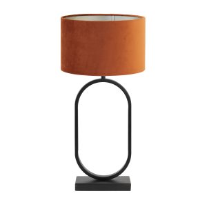 Light & Living tafellamp Jamiri/Velours – zwart, terra – 30x30x67cm Light & Living tafellamp Jamiri/Velours – zwart, terra – 30x30x67cm