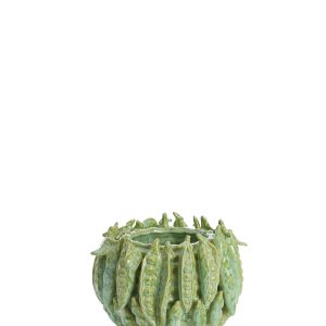 Light & Living vaas FABA – 23.5×22.5x15cm – groen Light & Living vaas FABA – 23.5×22.5x15cm – groen