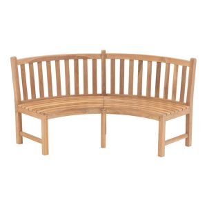 Lesli Living loveseat teak – zwart – 200x53x92cm Lesli Living loveseat teak – zwart – 200x53x92cm