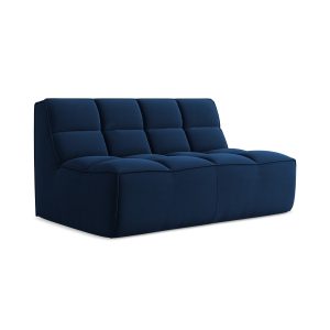 LaMiaSofa Tweezits modulaire bank Belluno – velours – koningsblauw – 1