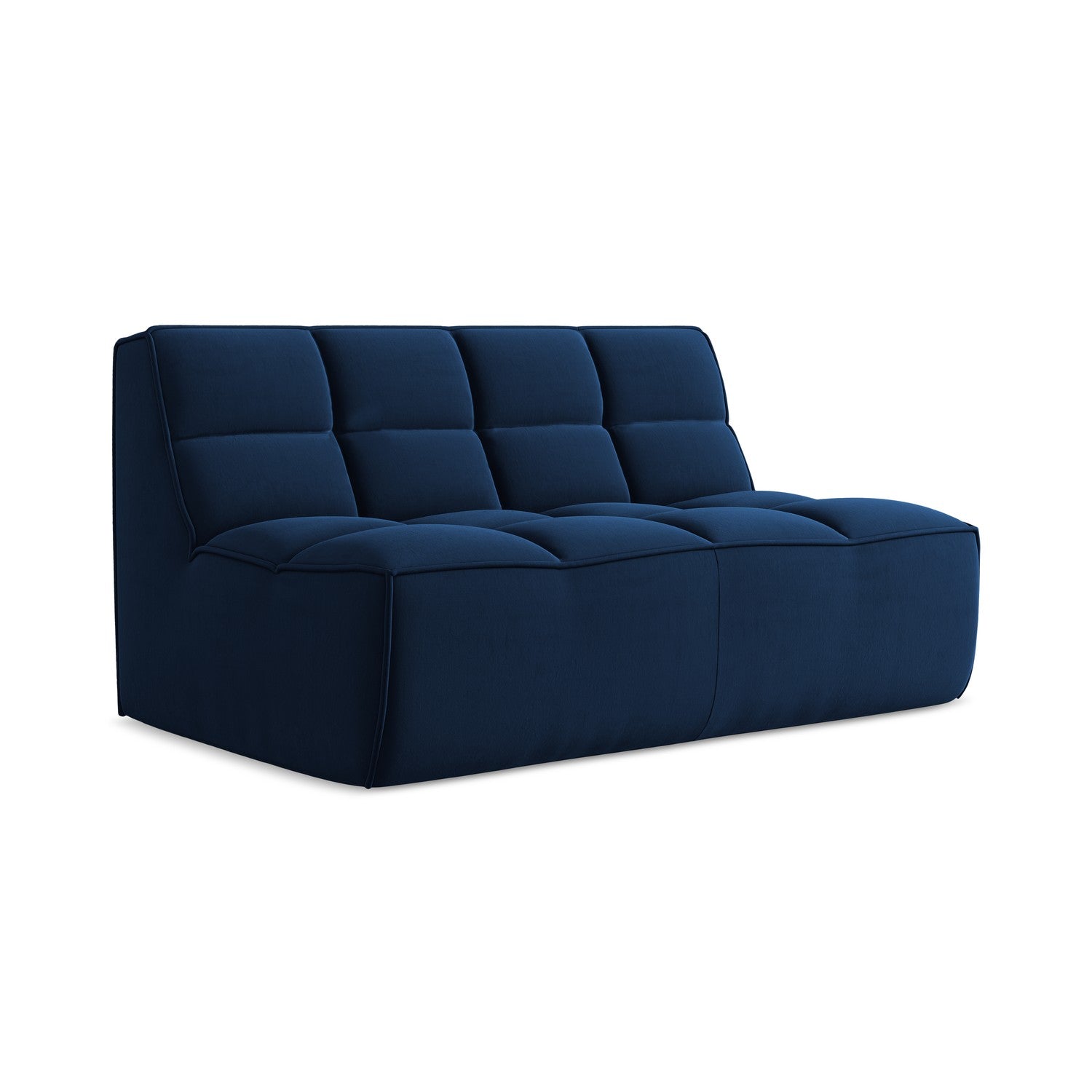LaMiaSofa Tweezits modulaire bank Belluno - velours - koningsblauw - 1