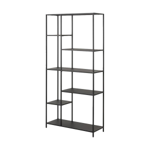 Lisomme Roy Boekenkast van Metaal – B 79,5 cm – Zwart Lisomme Roy Boekenkast van Metaal – B 79,5 cm – Zwart