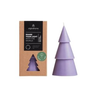 Originalhome dennenboom kaars – violet – L Originalhome dennenboom kaars – violet – L