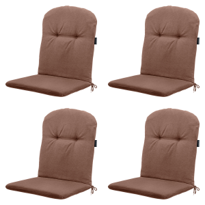 Madison kuipstoelkussen hoge rug Panama – bruin – 96x45x3,5cm – set va Madison kuipstoelkussen hoge rug Panama – bruin – 96x45x3,5cm – set va
