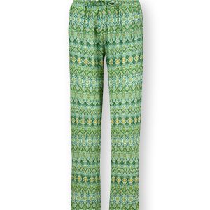 Pip Studio – Belin Lange pyjamabroek – Dames – Ashanti – Groen – XS Pip Studio – Belin Lange pyjamabroek – Dames – Ashanti – Groen – XS