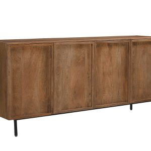 Livingfurn dressoir Elan – 180x75x40 cm – mangohout Livingfurn dressoir Elan – 180x75x40 cm – mangohout