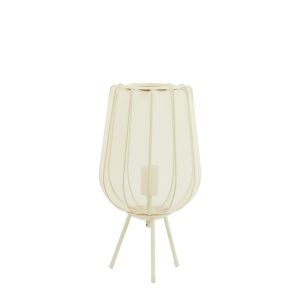 Light & Living tafellamp Plumeria – bruin – Ø25cm Light & Living tafellamp Plumeria – bruin – Ø25cm
