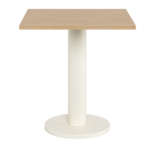 noo.ma Sool Café tafel 70×70 cm – eikenfineer blad, zwart stalen onder noo.ma Sool Café tafel 70×70 cm – eikenfineer blad, zwart stalen onder
