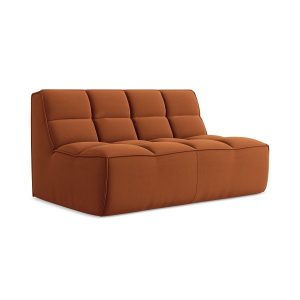 LaMiaSofa Tweezits modulaire bank Belluno – velours – terracotta – 160