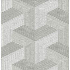 Origin Wallcoverings behang grafisch 3D motief grijs – 53 cm x 10.05 m Origin Wallcoverings behang grafisch 3D motief grijs – 53 cm x 10.05 m