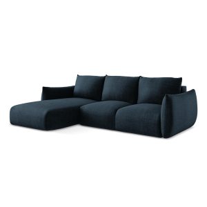 LaMiaSofa hoekbank links Savona – textuurstof – koningsblauw – 242×162 LaMiaSofa hoekbank links Savona – textuurstof – koningsblauw – 242×162