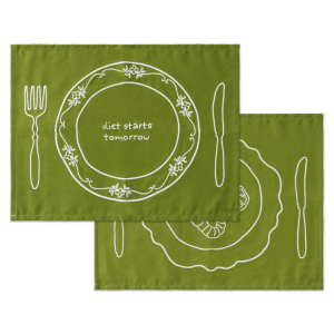 Kulu Club placemats – vintage borden – linnenmix – set van 2 Kulu Club placemats – vintage borden – linnenmix – set van 2