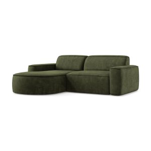LaMiaSofa hoekbank links Melissa – chenille stof – olijf – 224x166x70 LaMiaSofa hoekbank links Melissa – chenille stof – olijf – 224x166x70