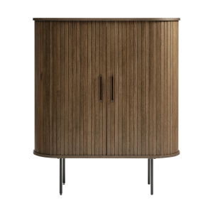 Olivine Lenn Ovale Houten Opbergkast – B 100 cm – Gerookt Eiken Olivine Lenn Ovale Houten Opbergkast – B 100 cm – Gerookt Eiken