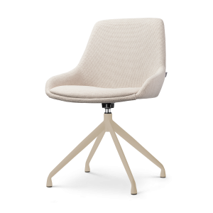 Nolon Nola-Isa draaibare eetkamerstoel beige beige onderstel Nolon Nola-Isa draaibare eetkamerstoel beige beige onderstel