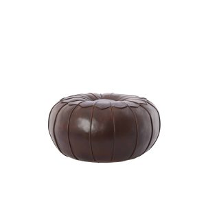 Light & Living poef Calima – bruin – Ø58cm Light & Living poef Calima – bruin – Ø58cm