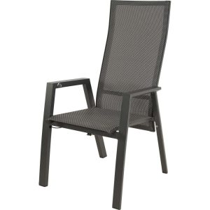 Lesli Living bistrostoel Amir – grijs – 59,5x70x112cm