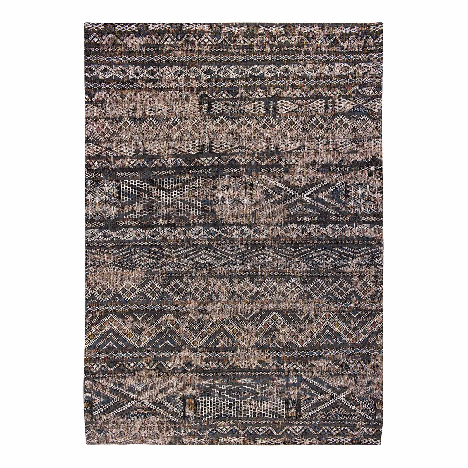 Louis De Poortere vloerkleed Black Rabat - grijs - 200x280cm
