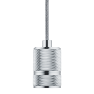 Lighto | Pendel Chroom E27 fitting | Classic | 1.5m Snoer | Met Plafon Lighto | Pendel Chroom E27 fitting | Classic | 1.5m Snoer | Met Plafon