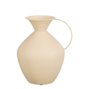 Mica Decorations Gyge Vaas – L26 x B22 x H31 cm – Metaal – Off-white Mica Decorations Gyge Vaas – L26 x B22 x H31 cm – Metaal – Off-white