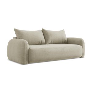 LaMiaSofa 3-zits slaapbank Amalfi – chenille stof – beige – 250x112x90 LaMiaSofa 3-zits slaapbank Amalfi – chenille stof – beige – 250x112x90