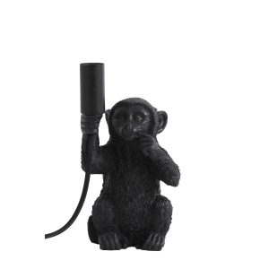 Light & Living tafellamp Monkey – zwart – 13×12.5×23.5cm Light & Living tafellamp Monkey – zwart – 13×12.5×23.5cm