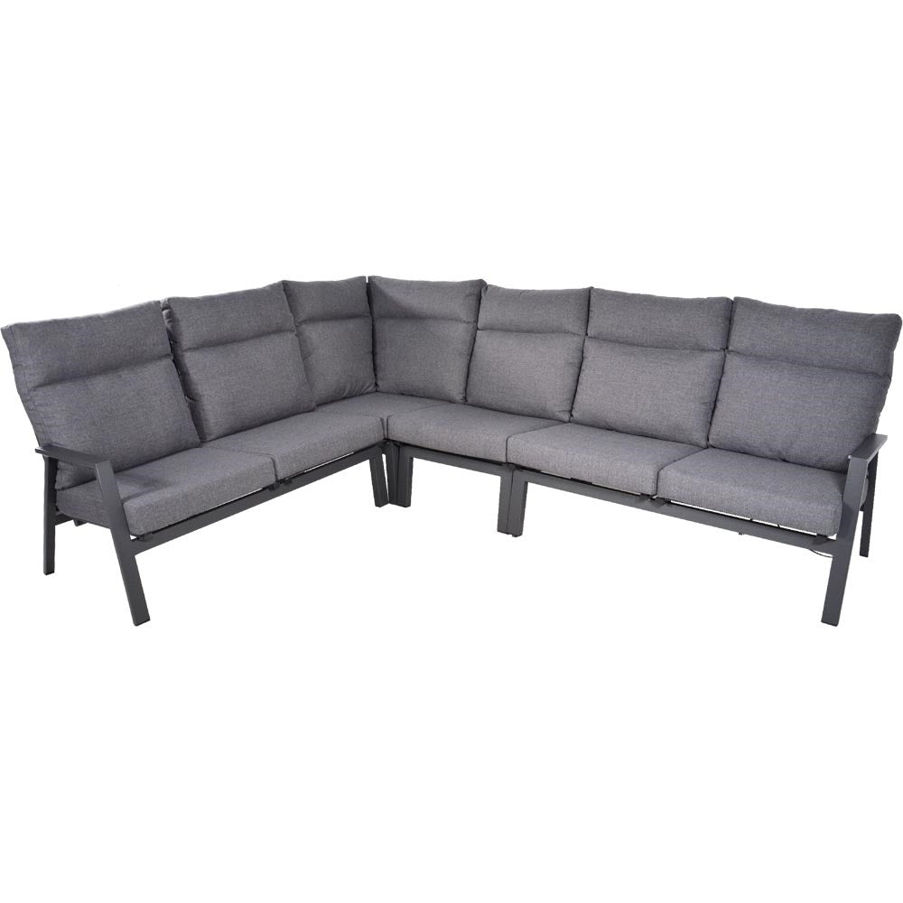 Lesli Living loungebank Ohio - antraciet - 142,5x83x98cm