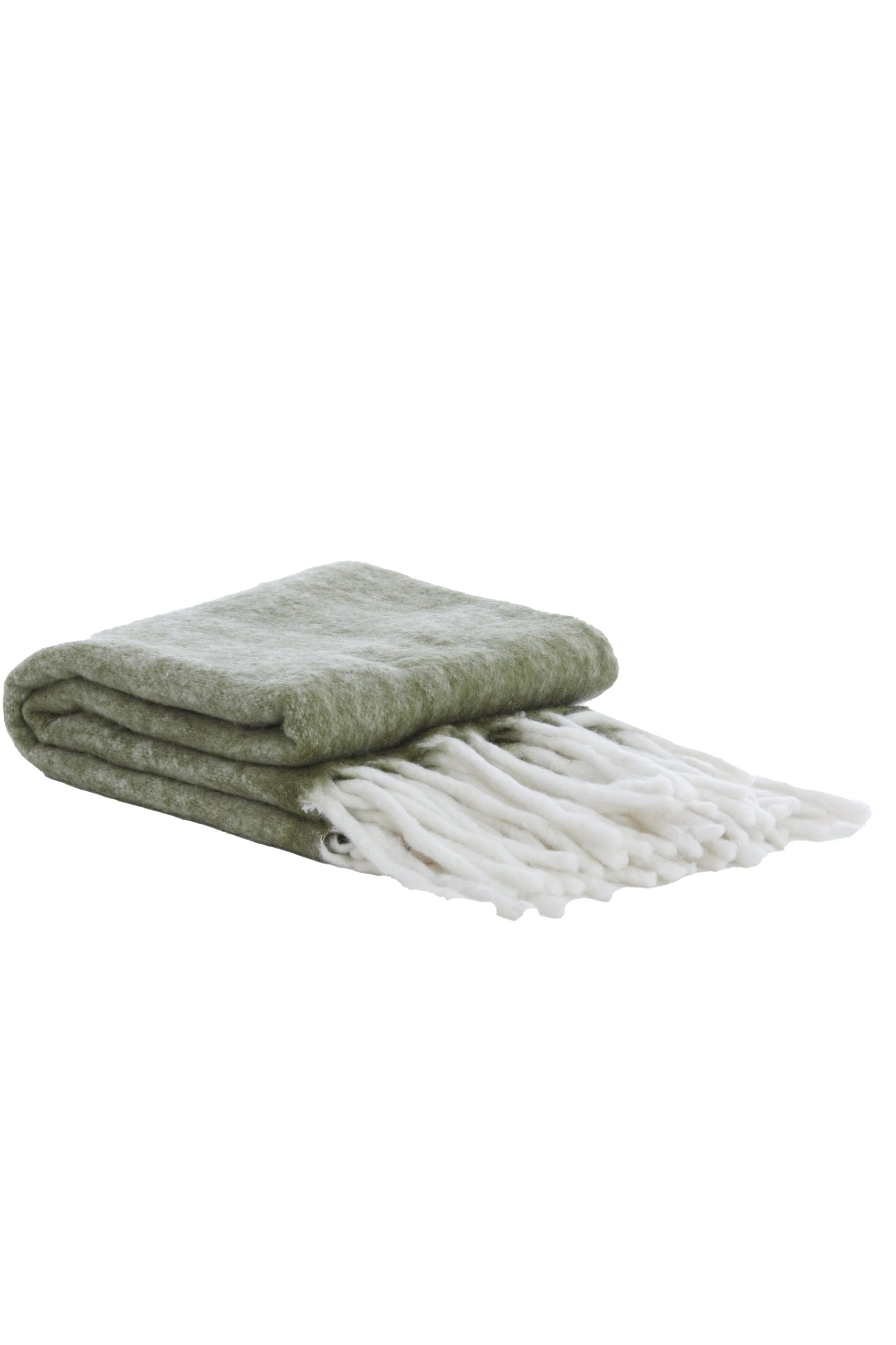 Light & Living plaid GUADA - 170x130x0.5cm - groen