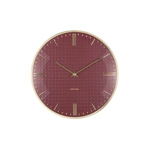 Karlsson wandklok Riqueza – rood – Ø35cm Karlsson wandklok Riqueza – rood – Ø35cm
