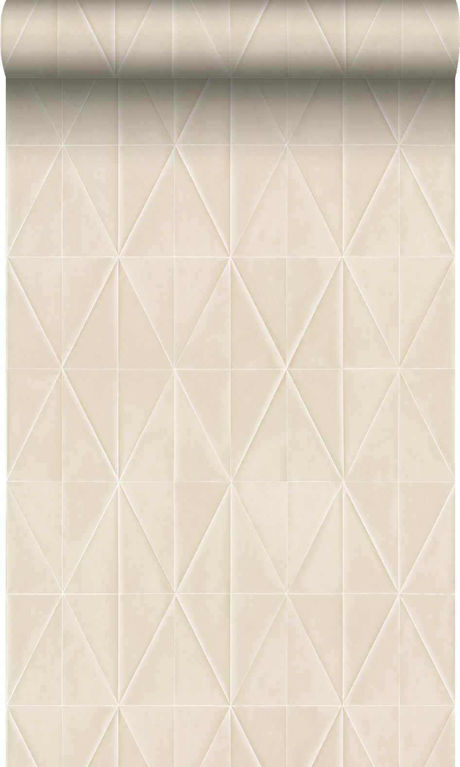 Origin Wallcoverings behang origami motief zand beige - 53 cm x 10.05