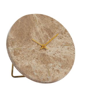 Light & Living klok MORENO – 20x17x18cm – bruin Light & Living klok MORENO – 20x17x18cm – bruin