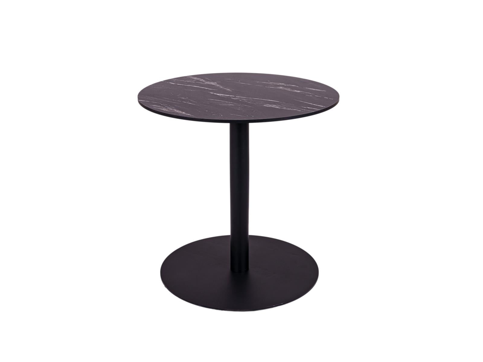 MaximaVida ronde HPL marmer eettafel Firenze 75 cm - zware 40 kg uitvo