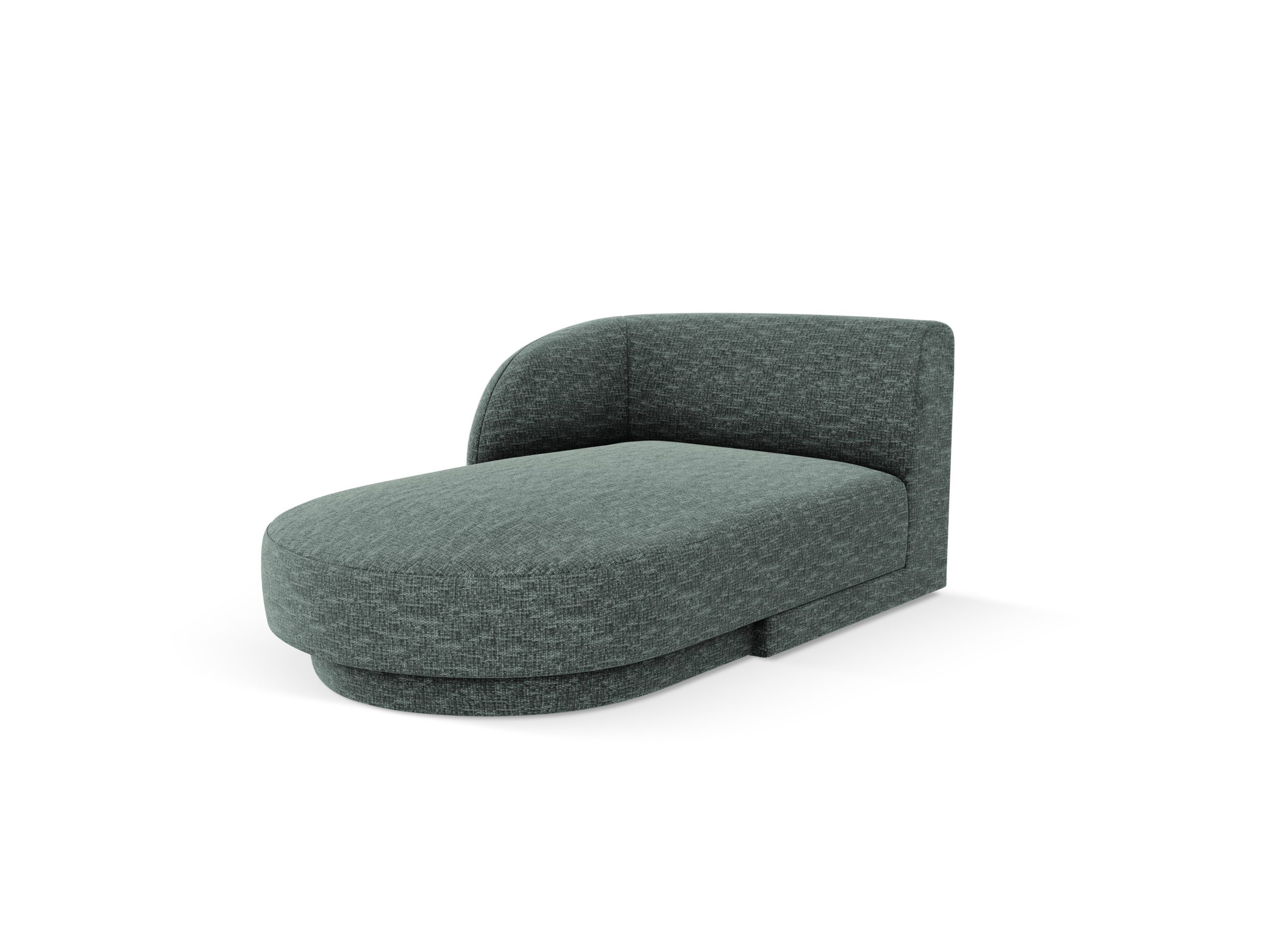 Micadoni linker meridiaan Miley chenille, olie - 156x90x70cm