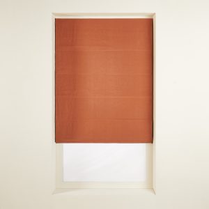 Madura Verduisteringsrolgordijn Carlina terracotta en zwarte hommel 45 Madura Verduisteringsrolgordijn Carlina terracotta en zwarte hommel 45