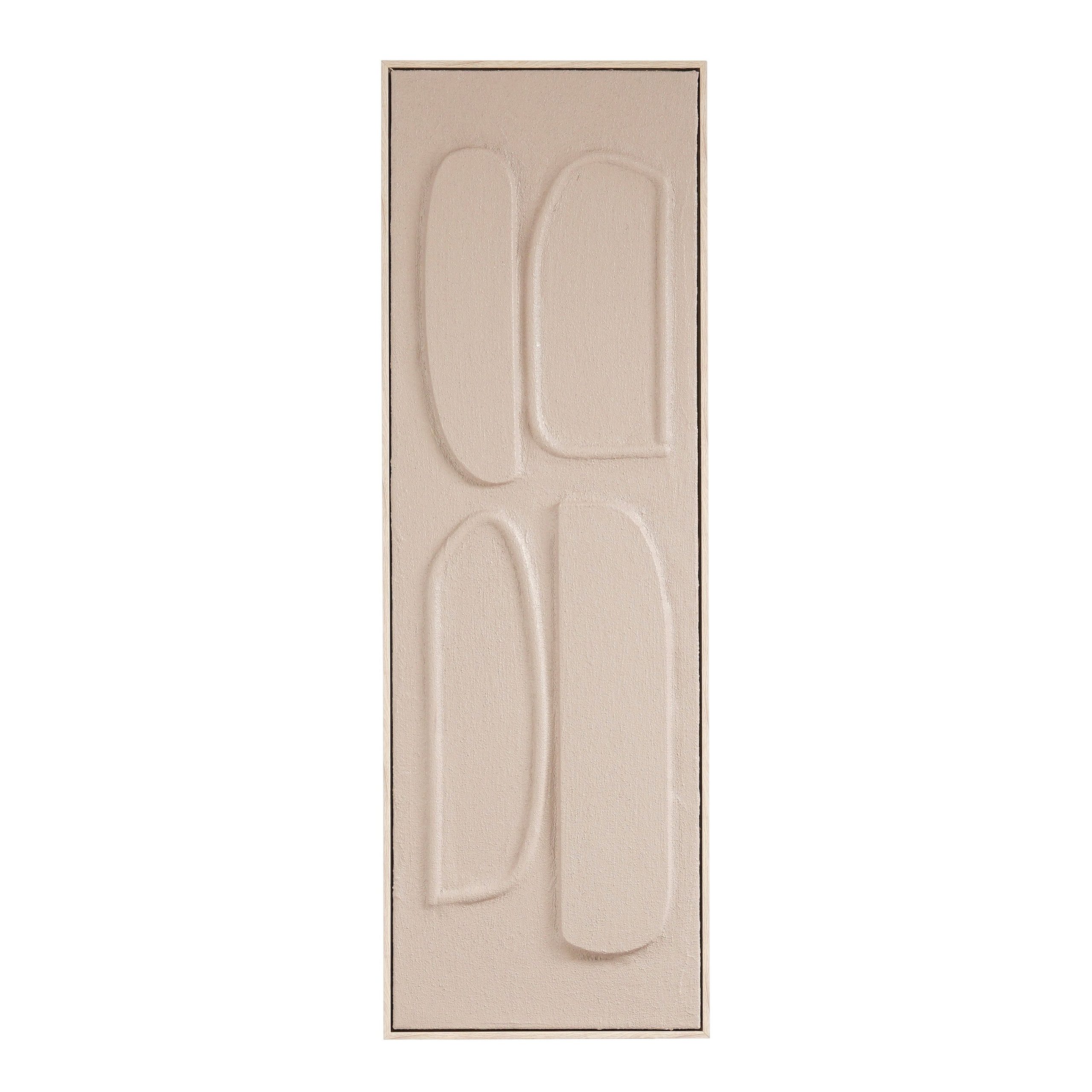 Mica Decorations Wanddecoratie - Wandpaneel Abstracte Kunst 90 x 30 x