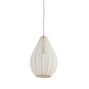 Light & Living hanglamp Itela – bruin – Ø28cm Light & Living hanglamp Itela – bruin – Ø28cm