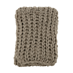 Nest living Verena Gebreide Plaid Bruin – 170 x 130 cm Nest living Verena Gebreide Plaid Bruin – 170 x 130 cm
