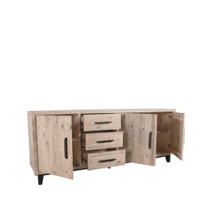 LABEL51 Dressoir Lima – Naturel Pine – 200x42x80cm LABEL51 Dressoir Lima – Naturel Pine – 200x42x80cm