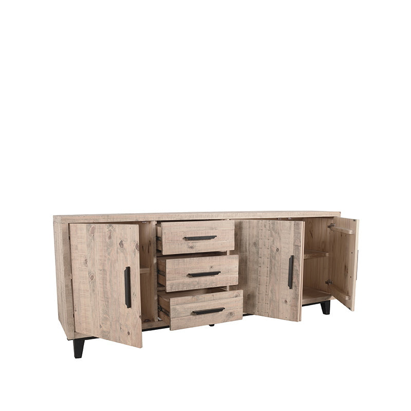 LABEL51 Dressoir Lima - Naturel Pine - 200x42x80cm