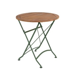 MaximaVida inklapbare ronde tuintafel Toscana Ø 70 cm olijfgroen – 100 MaximaVida inklapbare ronde tuintafel Toscana Ø 70 cm olijfgroen – 100