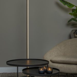 Lucide vloerlamp BRAGA – Geïntegreerde LED – Koffie Lucide vloerlamp BRAGA – Geïntegreerde LED – Koffie