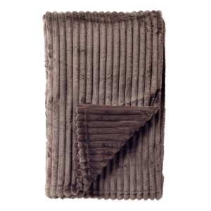 MARTHY – plaid 140×180 cm – ribfluweel – gerecycled – Driftwood – taup MARTHY – plaid 140×180 cm – ribfluweel – gerecycled – Driftwood – taup
