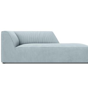 Micadoni rechter chaise longue Ruby ribfluwelen, lichtblauw – 180x93x6 Micadoni rechter chaise longue Ruby ribfluwelen, lichtblauw – 180x93x6