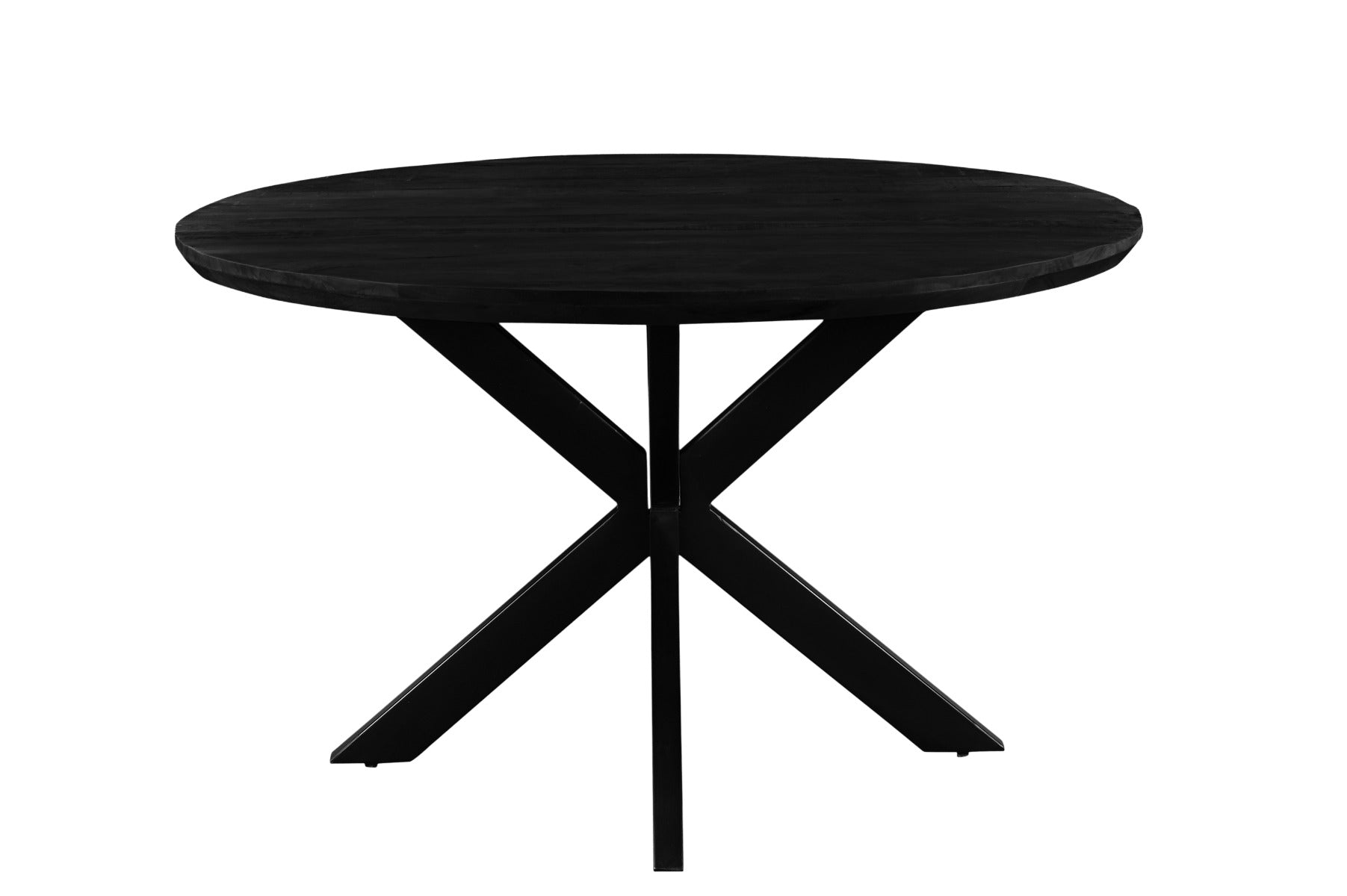 Livingfurn eetkamertafel Jesper - zwart - 120cm